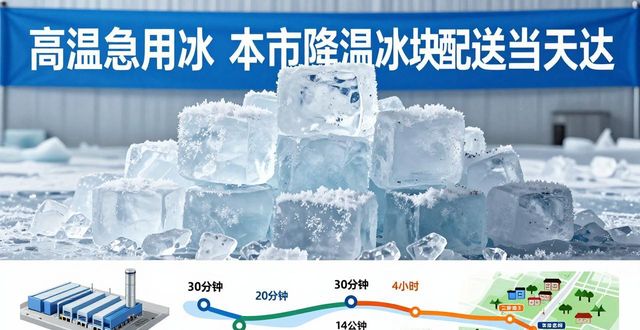 降温冰块配送流程_高效靠谱冰块运输_青羊降温冰块配送